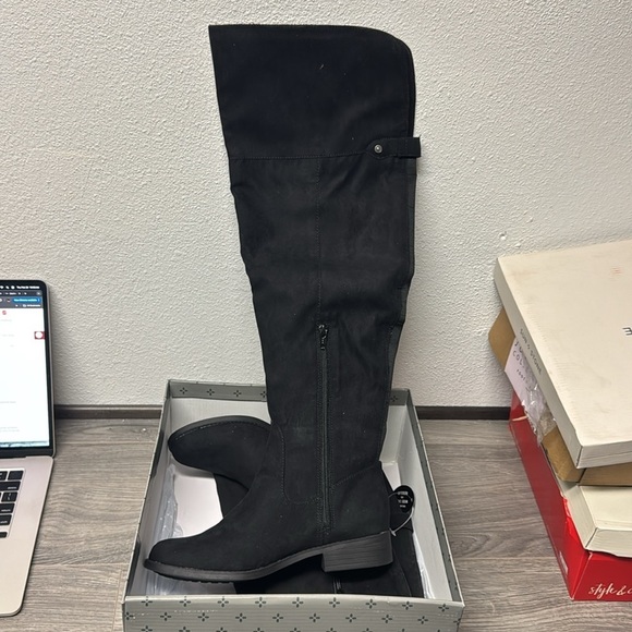 Sun + Stone Allicce Over-The-Knee Boots (WIDE CALF) - Picture 5 of 5